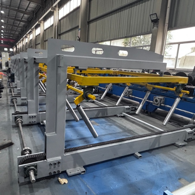 Auto staker for Roofing Sheets