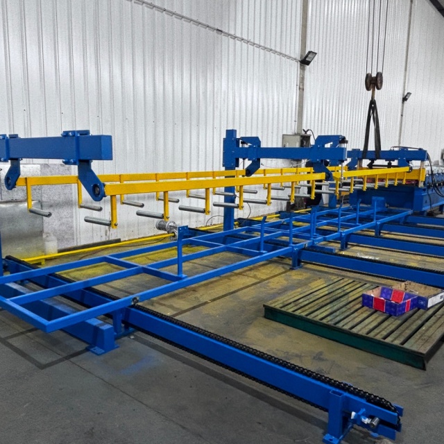 Auto staker for Roofing Sheets