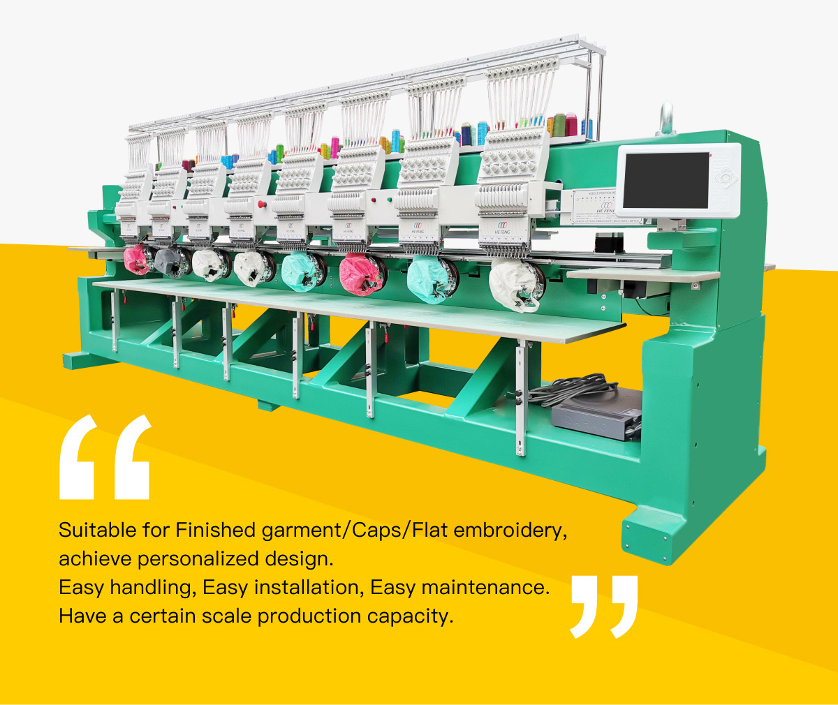 hat embroidery machine for sale