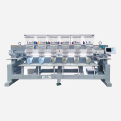 6 Heads Cap / T-shirt Embroidery Machine