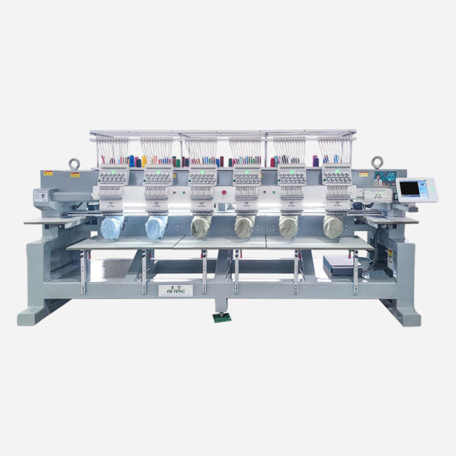 6 Heads Cap / T-shirt Embroidery Machine