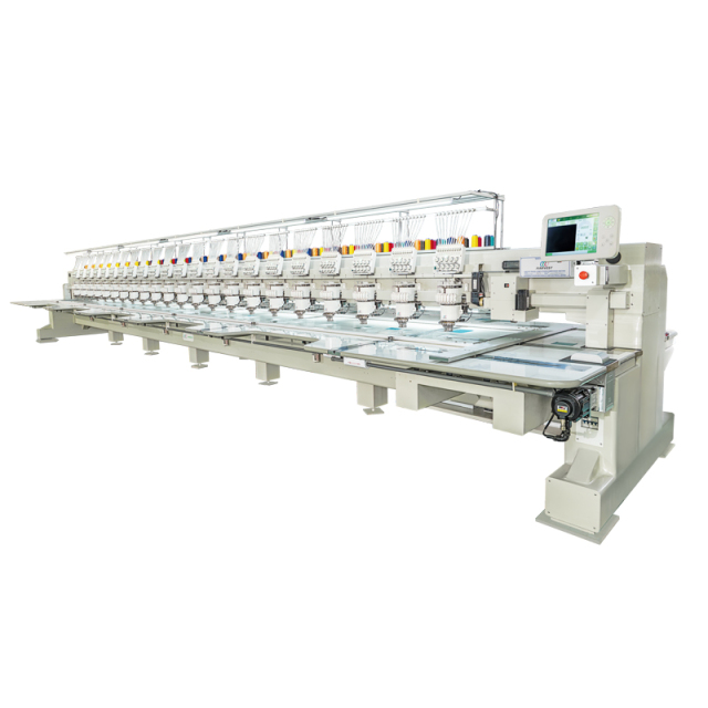 Round Head 10 Needle Embroidery Machine