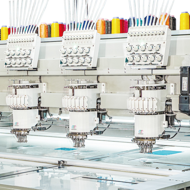 Round Head 10 Needle Embroidery Machine