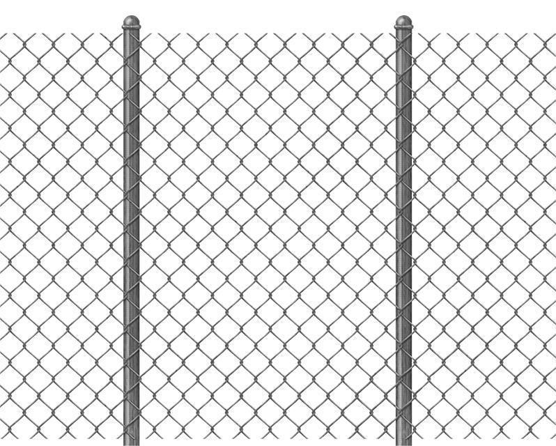 Chain link fence