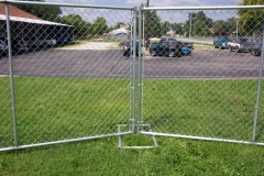 Temporary chain link  Fence