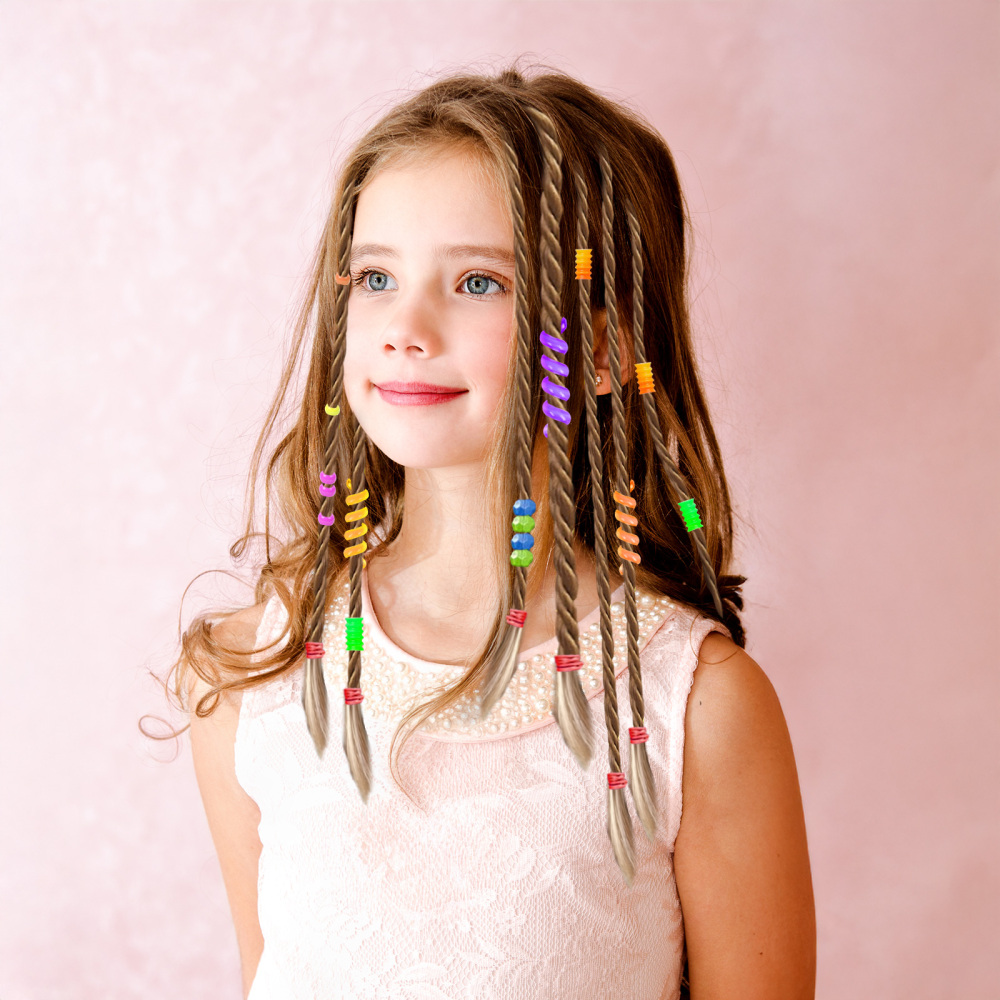 Hair Braiding Machine, Hair Salon Toys for Girls with Braider, Beads, Wig & Accessories, Kids Hair Styling Tool Toy Set, Christmas Birthday Toys Gifts for Girls