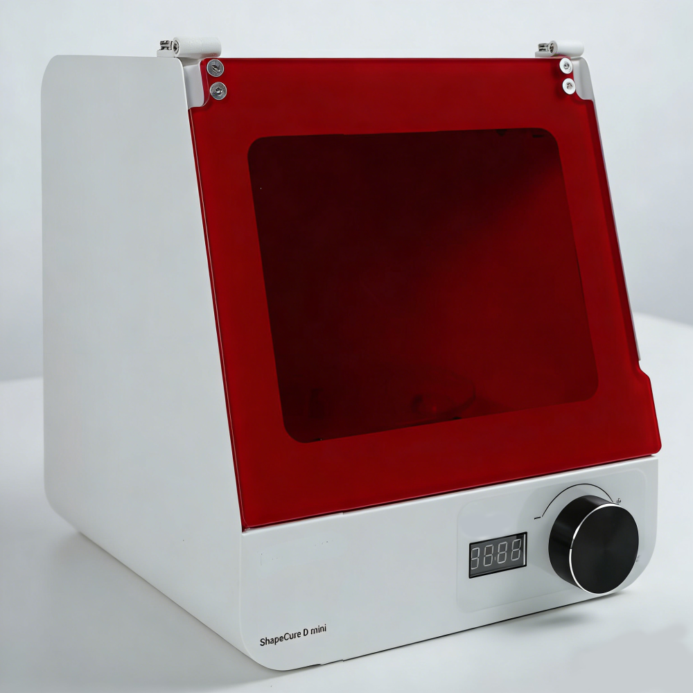 Dental UV Curing Machine, 360° LED Light Curing Box for Resin 3D Printed Parts