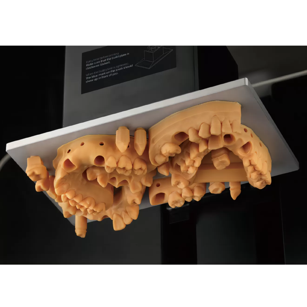 High Speed Model Pro Orange Resin Durable 3D Printing Material for Dental Models & Dies Wear-Resistant