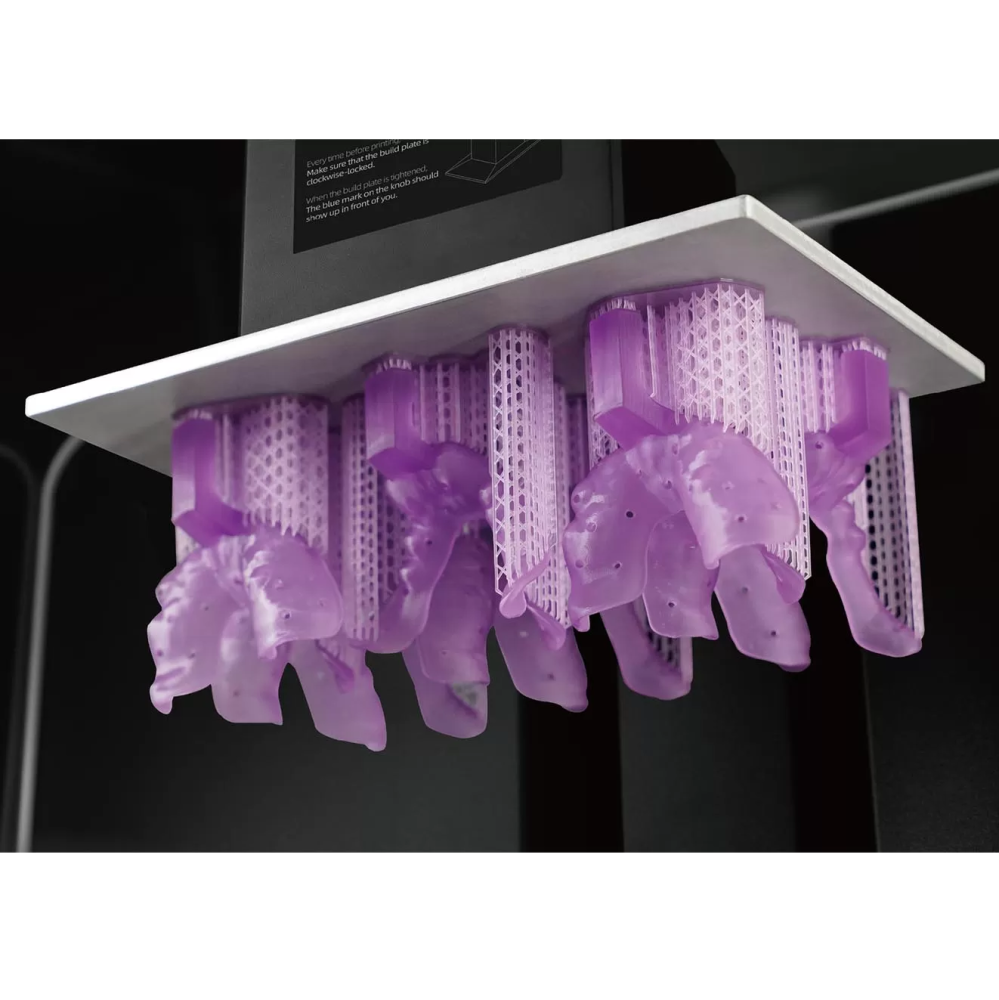 Biocompatible Tray Purple Resin Strong 3D Printing Material for Custom Impression Trays High Precision & Durable