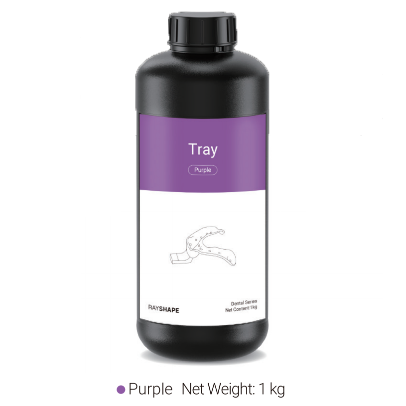 Biocompatible Tray Purple Resin Strong 3D Printing Material for Custom Impression Trays High Precision & Durable