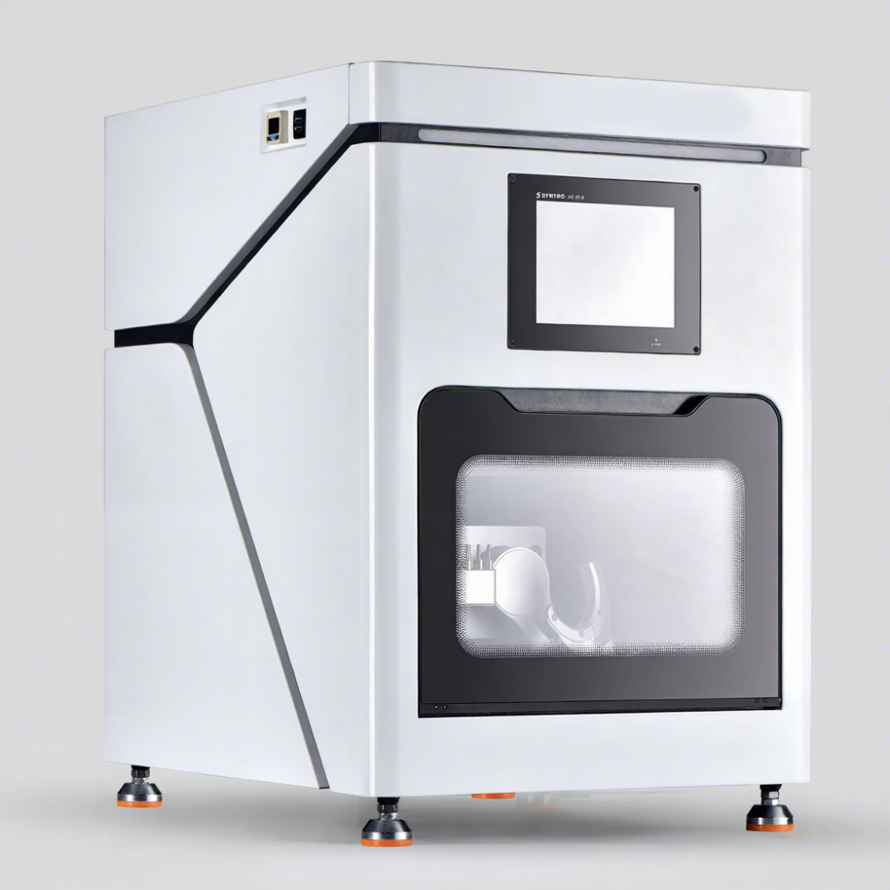 5-Axis Dry Dental Milling Machine, CAD/CAM Zirconia CNC with Breakpoint Resume & 90° Vertical Cutting