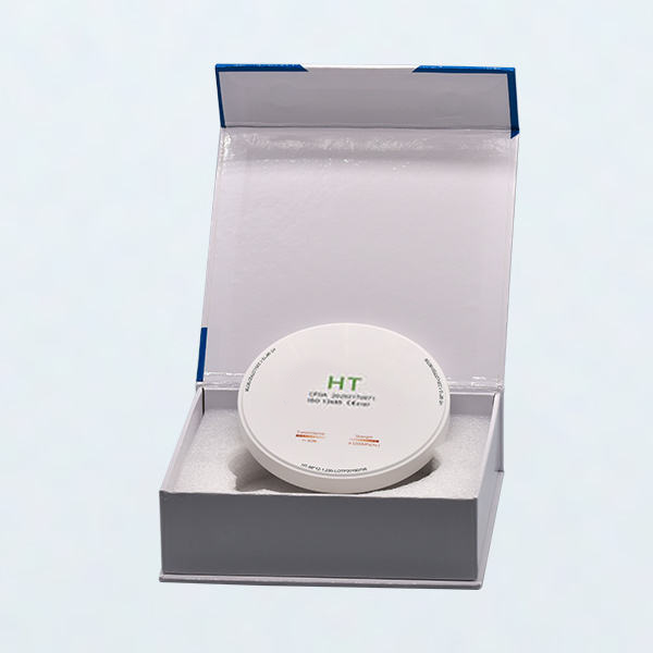 HT High Translucency Zirconia Block for Dental CAD/CAM, 1200MPa Strength Ceramic Disc for Crowns, Bridges & Veneers