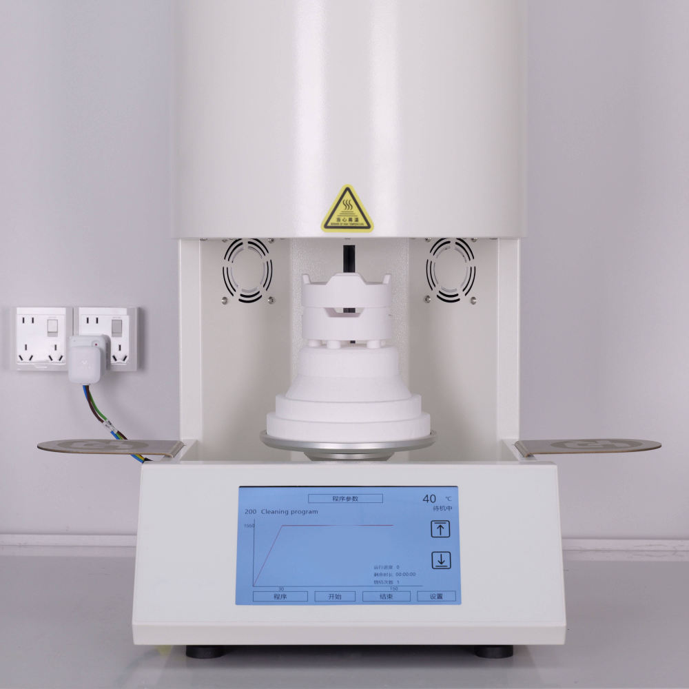 High-Speed Dental Zirconia Sintering Furnace, 1650°C Rapid Kiln with Double-Layer Crucible & PID Control for 60 Units