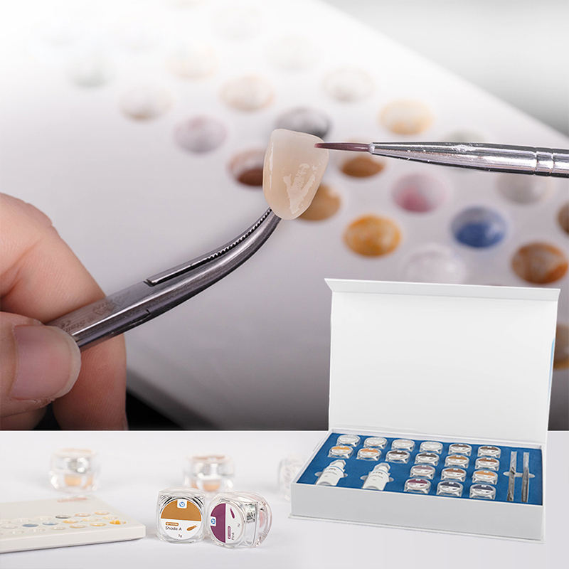 Dental Enamel Kit Includes Dental Enamel Kit for Laboratory Applications stain glaze