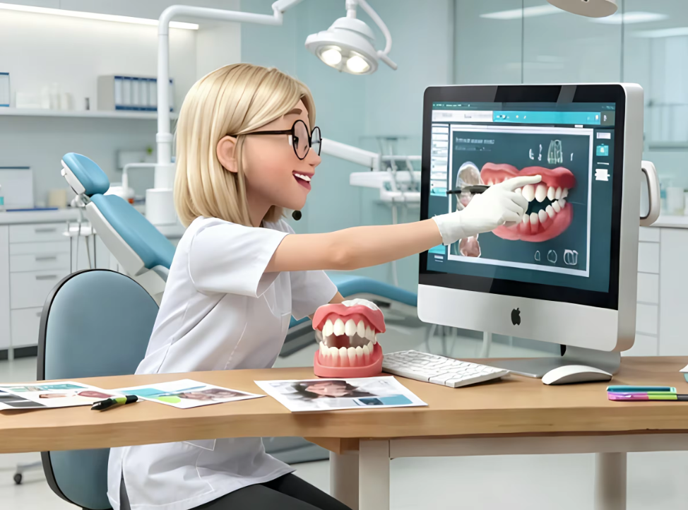Custom Clear Aligner Orthodontic Treatment Planning Service for Dental Clinics
