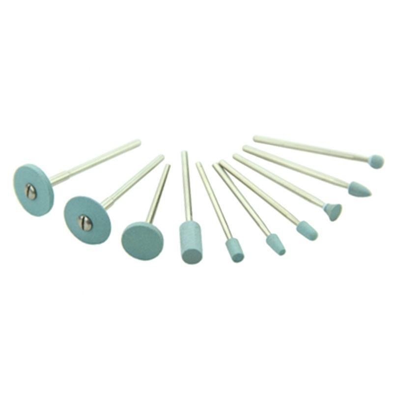 Dental Ceramic Diamond Polishing Burs for Zirconia & Porcelain Crowns, Heat-Resistant Grinder Wheels with Disc & Cone Shapes