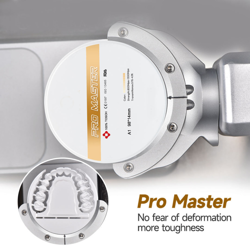 High-Strength Multilayer Zirconia Block for Anterior Posterior &  Bridges Gradient Strength
