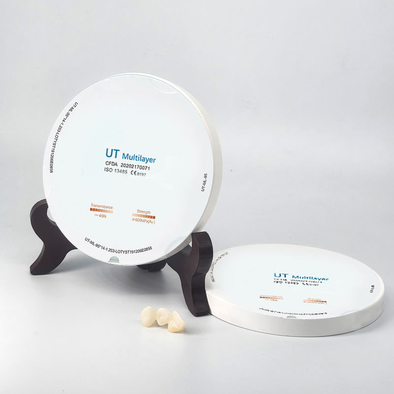 High-Translucency Multilayer Zirconia Block for Anterior Crowns, Bridges & Veneers – Pre-Shaded, No Post-Dyeing Needed