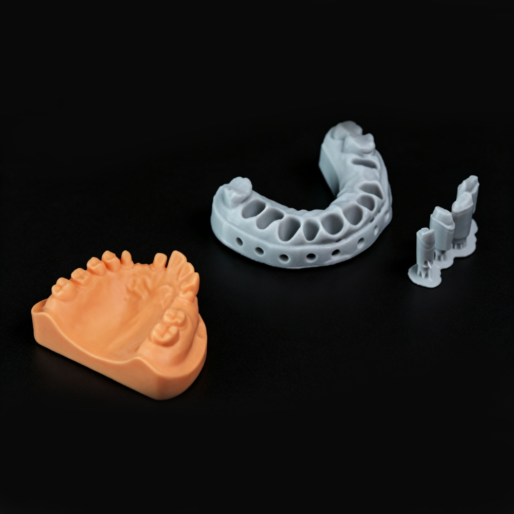 Dental Model Photopolymer Resin for 3D Printing High Hardness Low Shrinkage Dimensional Stability Yellow Gray