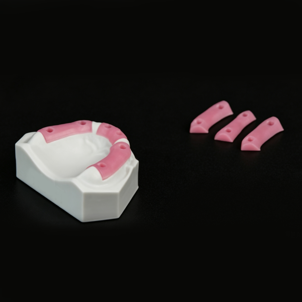 Dental Gingiva Mask Photopolymer Resin High Flexibility Tear Resistant Pink 3D Printing Material Low Irritation