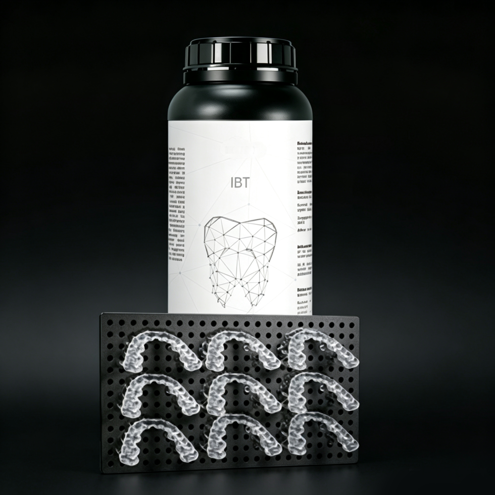 Transparent Dental IBT Resin for Bracket Placement Guides – High Flexibility Biocompatible Fast Curing
