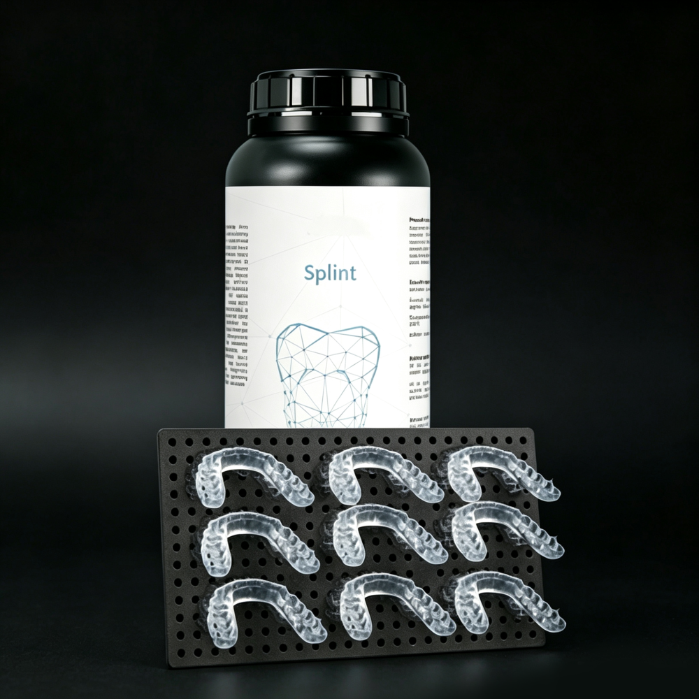 Transparent Dental Splint Resin High Strength & Wear Resistance Biocompatible Fast Curing Night Guards