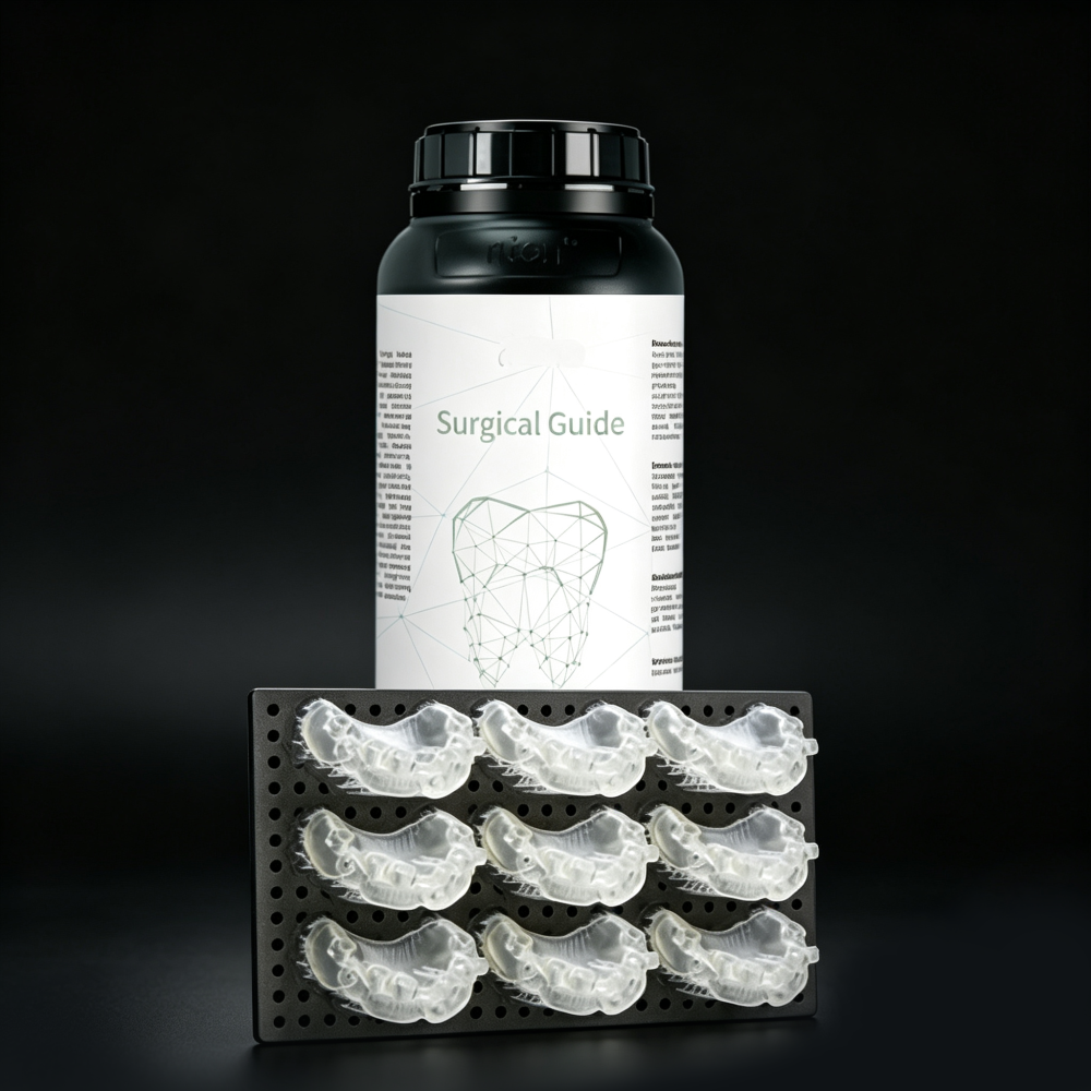 Transparent Dental Surgical Guide Photopolymer Resin – High Strength Biocompatible Fast Curing