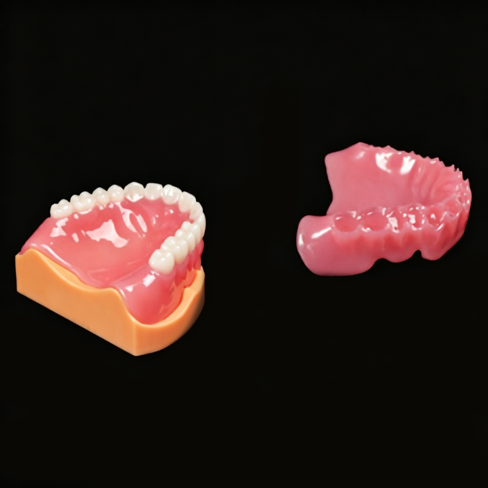 Pink Dental Photopolymer Resin for 3D Printing Full Denture Bases – High Strength Biocompatible & Dimensionally Stable