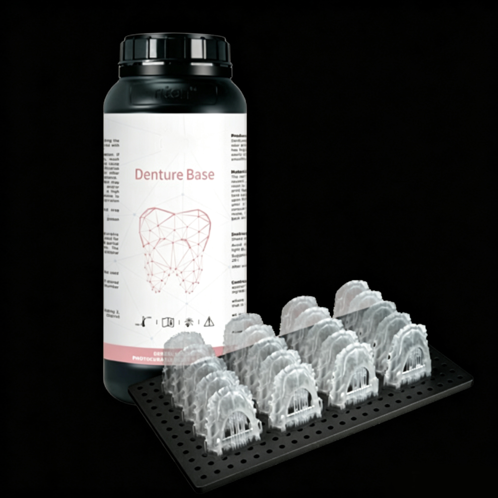 Transparent Dental Photopolymer Resin for 3D Printing Orthodontic Bases – High Toughness, Fatigue Resistance & Clarity