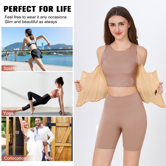 Women Tummy Wrap Colombian Bbl Waist Trainer Body Shaping Hourglass Girdles 9 Steel Boned v Shape Corset Waist Trainer Shaper