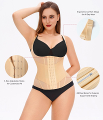 Tummy Control Waist Trainer with Adjustable Straps - Nylon/Spandex 85/15, Grade 2 Pressure, ISO Certified, OEM/ODM,Misthin Factory,Tummy Control Waist Trainer with Adjustable Straps - Nylon/Spandex 85/15, Grade 2 Pressure, ISO Certified, OEM/ODM