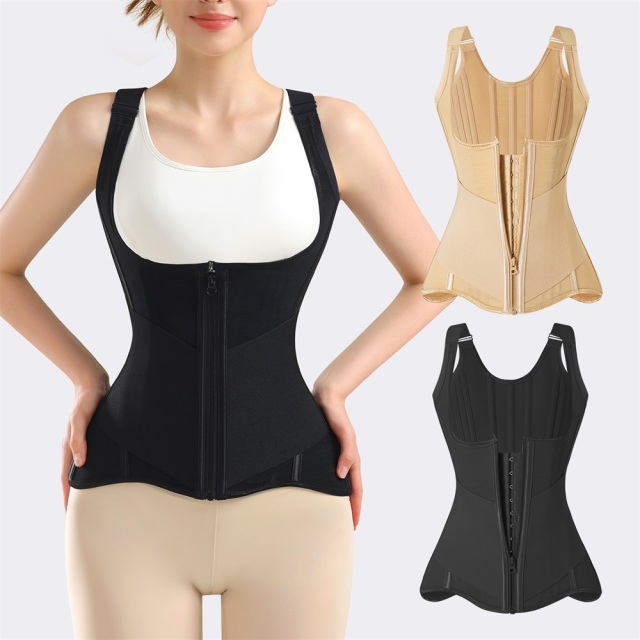 Women's Padded Waist Trainer Corset – Colombian Body Shaper Shapewear with Hook Closure for Tummy Control & Body Shaping,Misthin Factory,Women's Padded Waist Trainer Corset – Colombian Body Shaper Shapewear with Hook Closure for Tummy Control & Body Shaping