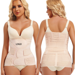 3 in 1 Postpartum Belly Support Recovery Belly/waist/pelvis Belt Wrap Band Corset Waist Trainer c Section Postpartum Girdles