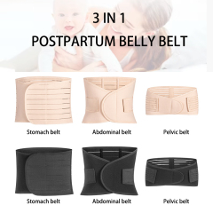 3 in 1 Postpartum Belly Support Recovery Belly/waist/pelvis Belt Wrap Band Corset Waist Trainer c Section Postpartum Girdles