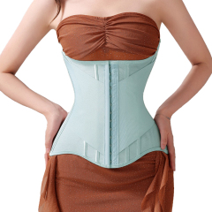 Custom Mint Green Tummy Control Waist Trainer - Nylon/Spandex 84/16, Grade 2 Pressure, ISO Certified, OEM/ODM,Misthin Factory,Custom Mint Green Tummy Control Waist Trainer - Nylon/Spandex 84/16, Grade 2 Pressure, ISO Certified, OEM/ODM