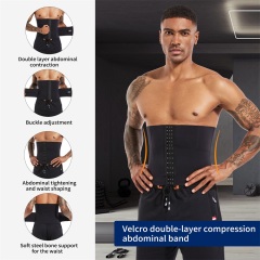 MISTHIN Patented Men's Sauna Waist Trainer | Professional Sweat-Enhancing Gym Girdle with Adjustable Straps (Wholesale/OEM),Misthin Factory,Men Gym Girdle Weight Loss Fitness Sauna Waist Trainer Colombia Body Shaper Corset Sweat Belt Waist Trainer With Straps