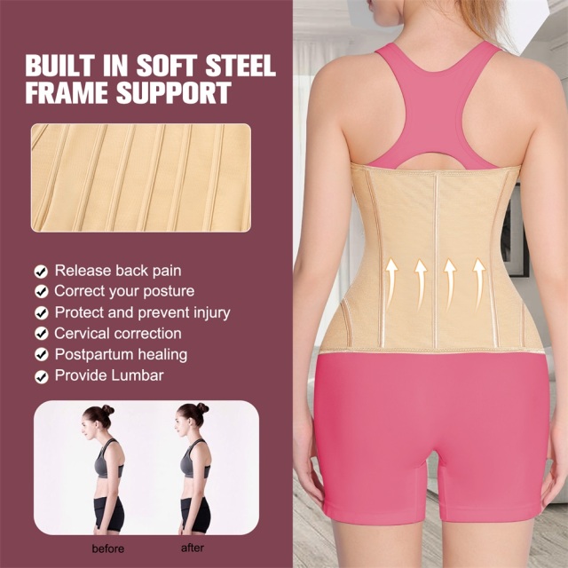 Custom High-Compression Fajas | Patented 7D Memory Bone Waist Trainer & Colombian Girdle (Wholesale/OEM),Misthin Factory,Wholesale Custom Women Slimming Waist Trainer Shaper Belt Faha Colombian Girdles High Compression Extreme Corset Waist Trainer