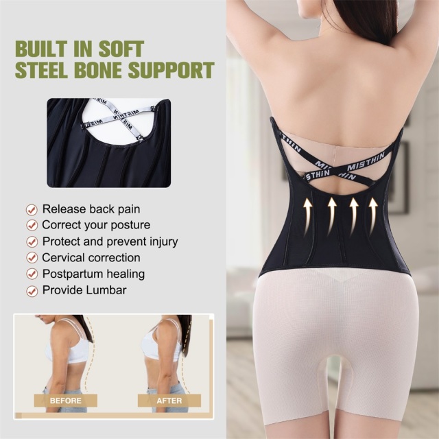 Wholesale Backless Full Body Shaper | Post-Surgical Compression Girdle with 7D Sculpting Tech | Misthin OEM/ODM Manufacturer,Misthin Factory,Wholesale Backless Full Body Shaper | Post-Surgical Compression Girdle with 7D Sculpting Tech | Misthin OEM/ODM Manufacturer
