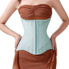 Custom Mint Green Tummy Control Waist Trainer - Nylon/Spandex 84/16, Grade 2 Pressure, ISO Certified, OEM/ODM,Misthin Factory,Custom Mint Green Tummy Control Waist Trainer - Nylon/Spandex 84/16, Grade 2 Pressure, ISO Certified, OEM/ODM