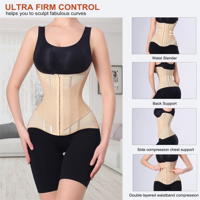 Customizable Waist Trainer Shaper Cincher Vendors Wholesale Waist Trainer Bulk Women Corset Tops Colombian Girdles for Women