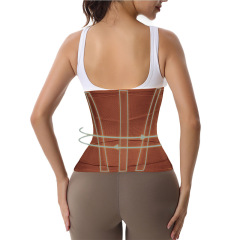 Women Slimming Sweat Waist Trainer – Velcro Tummy Wrap Cincher Corset with Extreme Compression Shapewear Belt in Burgundy,Misthin Factory,Women Slimming Sweat Waist Trainer – Velcro Tummy Wrap Cincher Corset with Extreme Compression Shapewear Belt in Burgundy
