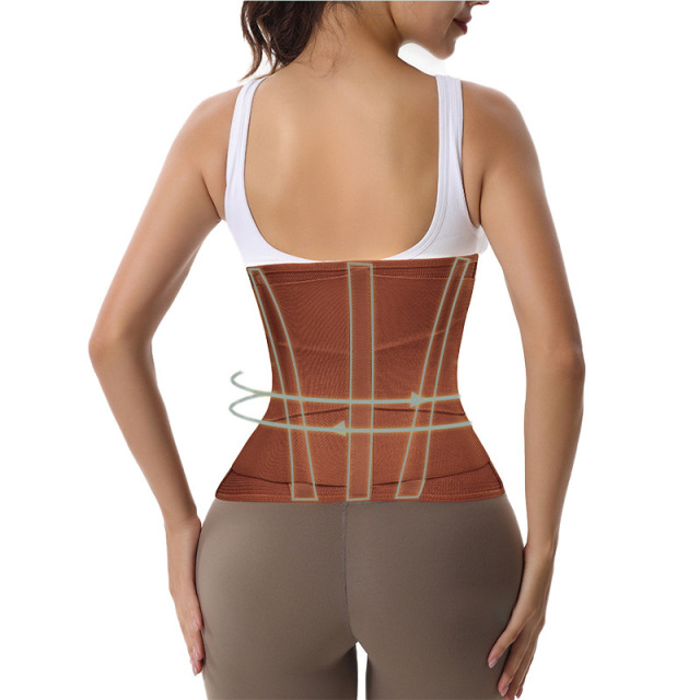 Women Slimming Sweat Waist Trainer – Velcro Tummy Wrap Cincher Corset with Extreme Compression Shapewear Belt in Burgundy,Misthin Factory,Women Slimming Sweat Waist Trainer – Velcro Tummy Wrap Cincher Corset with Extreme Compression Shapewear Belt in Burgundy