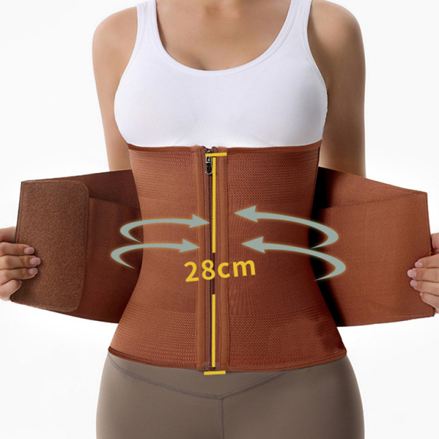 Women Slimming Sweat Waist Trainer – Velcro Tummy Wrap Cincher Corset with Extreme Compression Shapewear Belt in Burgundy,Misthin Factory,Women Slimming Sweat Waist Trainer – Velcro Tummy Wrap Cincher Corset with Extreme Compression Shapewear Belt in Burgundy