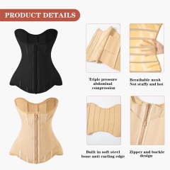 MISTHIN Signature Tummy Wrap: Ergonomic U-Shaped Bust Support & Double-Strap Compression System (Post-Surgery Compatible),Misthin Factory,MISTHIN Signature Tummy Wrap: Ergonomic U-Shaped Bust Support & Double-Strap Compression System (Post-Surgery Compatible)