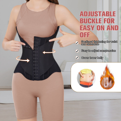 Women Tummy Wrap Colombian Bbl Waist Trainer Body Shaping Hourglass Girdles 9 Steel Boned v Shape Corset Waist Trainer Shaper