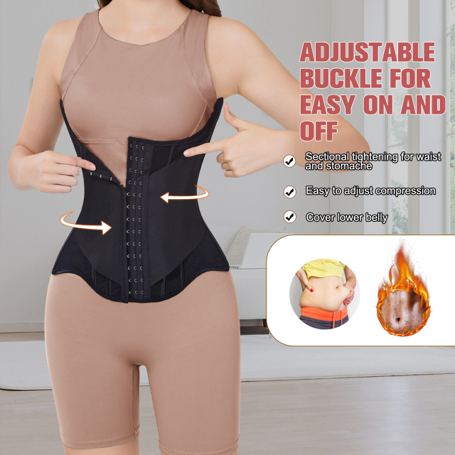 Women Tummy Wrap Colombian Bbl Waist Trainer Body Shaping Hourglass Girdles 9 Steel Boned v Shape Corset Waist Trainer Shaper