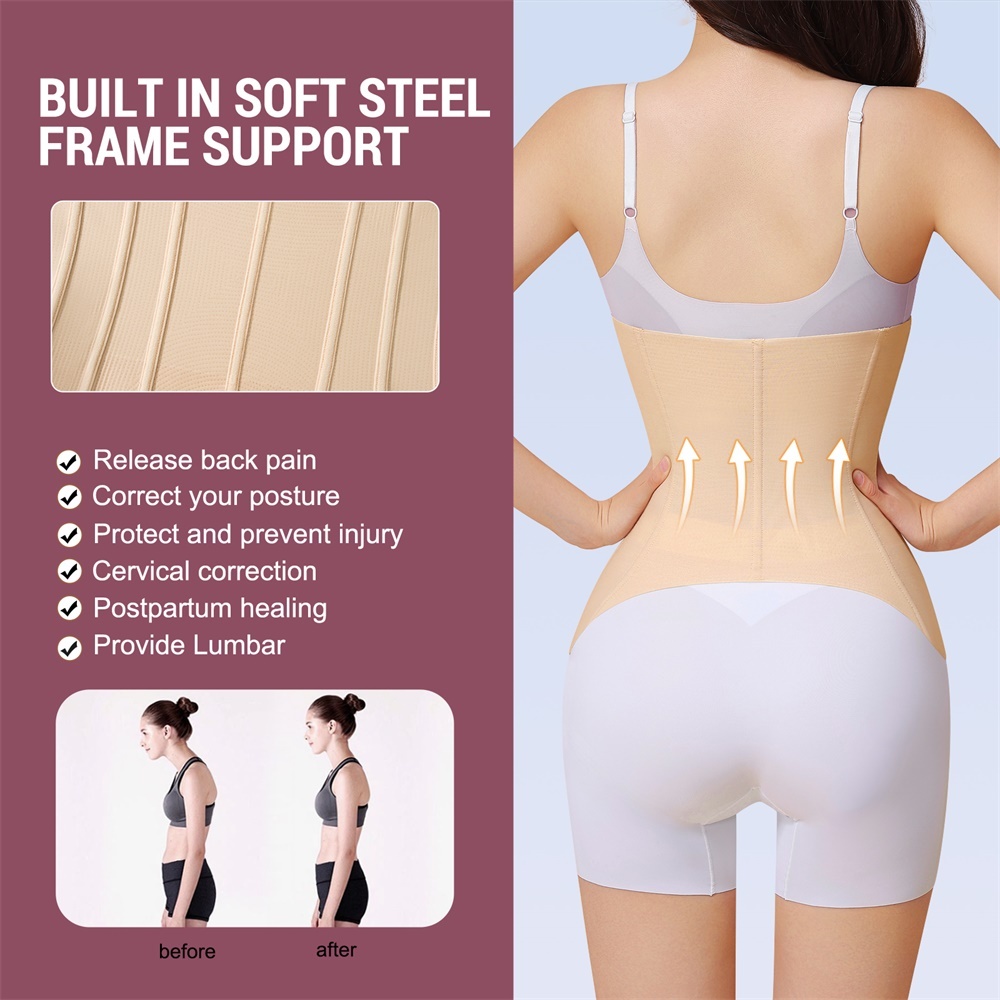 MISTHIN Patented Long-Torso Waist Trainer | High-Compression Colombian Girdle with 7D Memory Bone Technology (Wholesale/OEM),Misthin Factory,Wholesale High Compression Long Torso Waist Trainer Shaper Wear Belt Slimming Tummy Belt Colombian Girdles for Women Body Shaper