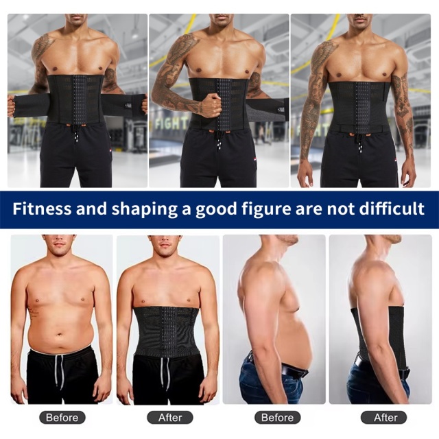 MISTHIN Patented Men's Double-Strap Waist Trainer | Breathable Mesh Workout Girdle with Intelligent Zoned Pressure (Wholesale/OEM),Misthin Factory,Wholesale Oem Breathable Mesh Men Double Strap Waist Trainer Tummy Belt Shaper Corset Workout Shapewear Exercise Girdles for Men