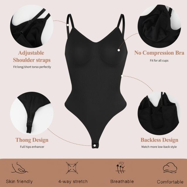 Customizable Backless Shapewear Bodysuit for Low Back and Abdominal Pain Relief -  Women's Slimming Sheath OEM/ODM,Misthin Factory,Customizable Backless Shapewear Bodysuit for Low Back and Abdominal Pain Relief -  Women's Slimming Sheath OEM/ODM