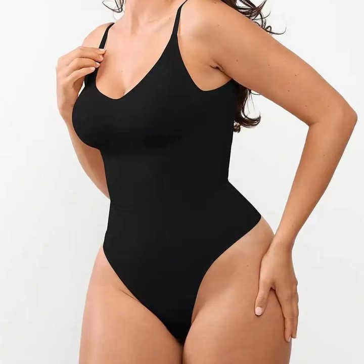 Backless Seamless Full - Body Shaping Bodysuit with Thong - Nylon/Spandex 83/17, Grade 2 Pressure, Low Back, Tummy Control, ISO Certified, OEM/ODM,Misthin Factory,Backless Seamless Full - Body Shaping Bodysuit with Thong - Nylon/Spandex 83/17, Grade 2 Pressure, Low Back, Tummy Control, ISO Certified, OEM/ODM